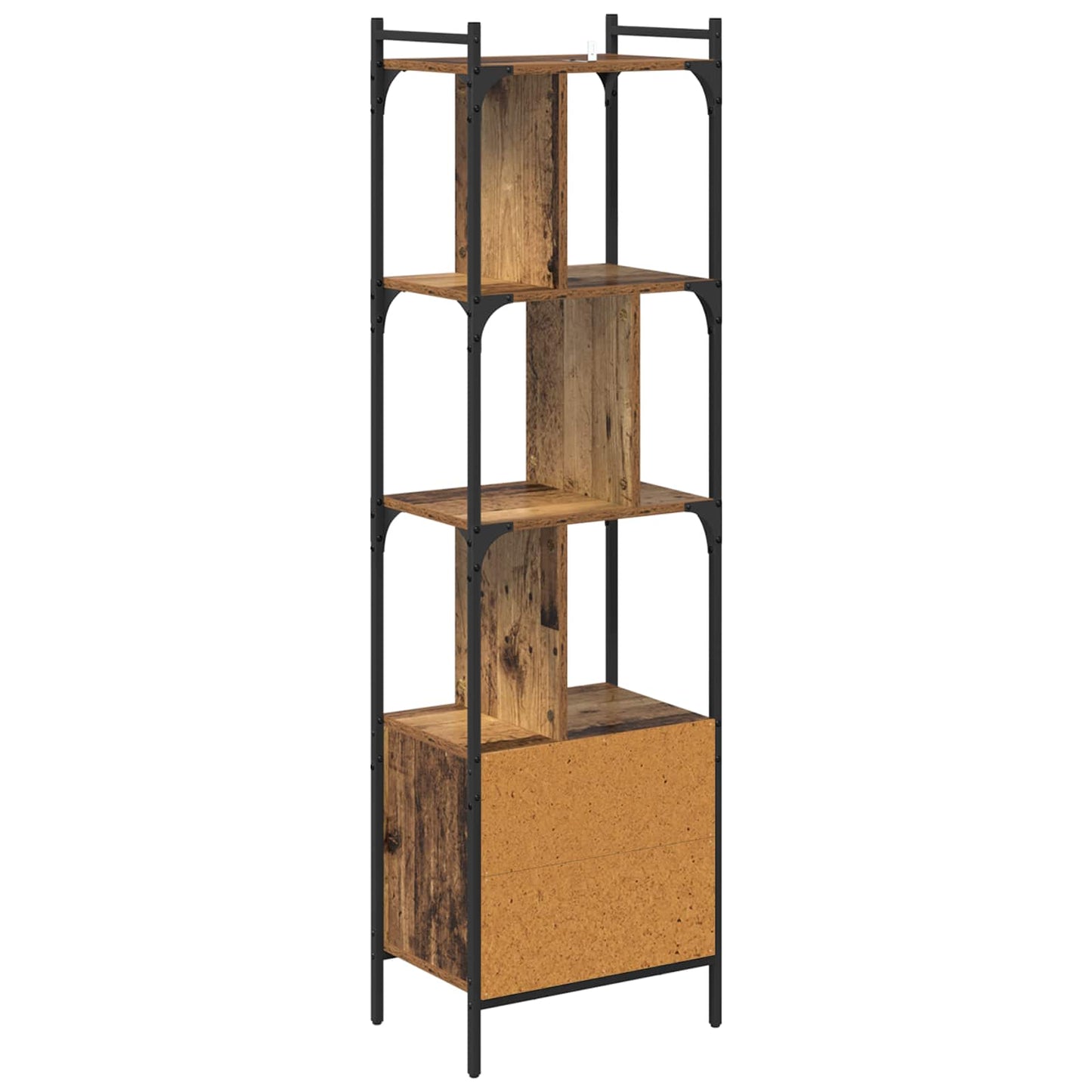 vidaXL Bücherregal Altholz 44,5 x 30 x 154,5 cm Holzwerkstoff