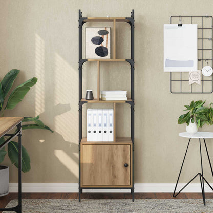 vidaXL Bücherregal Artisan-Eiche 44,5 x 30 x 154,5 cm Holzwerkstoff