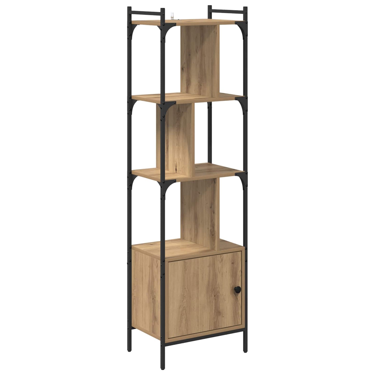 vidaXL Bücherregal Artisan-Eiche 44,5 x 30 x 154,5 cm Holzwerkstoff