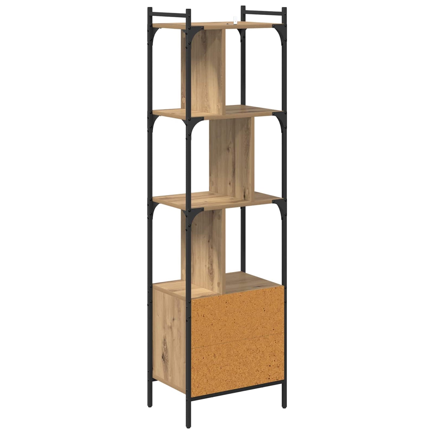 vidaXL Bücherregal Artisan-Eiche 44,5 x 30 x 154,5 cm Holzwerkstoff