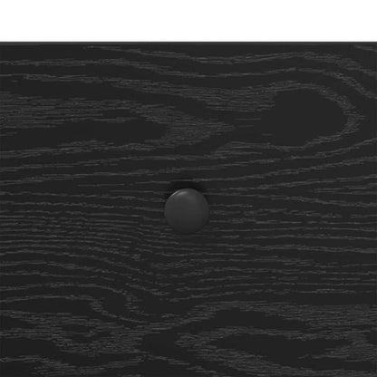 vidaXL Nachttisch Schwarz Eichen-Optik 35 x 30 x 51 cm Holzwerkstoff