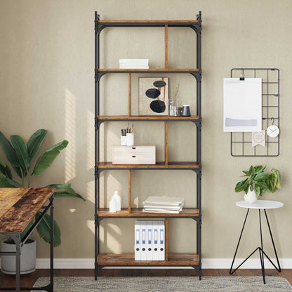 vidaXL Bücherregal Altholz 76 x 32 x 192 cm Holzwerkstoff