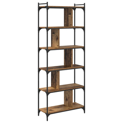 vidaXL Bücherregal Altholz 76 x 32 x 192 cm Holzwerkstoff