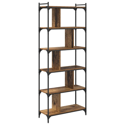 vidaXL Bücherregal Altholz 76 x 32 x 192 cm Holzwerkstoff