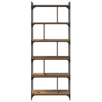 vidaXL Bücherregal Altholz 76 x 32 x 192 cm Holzwerkstoff