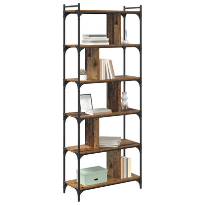 vidaXL Bücherregal Altholz 76 x 32 x 192 cm Holzwerkstoff