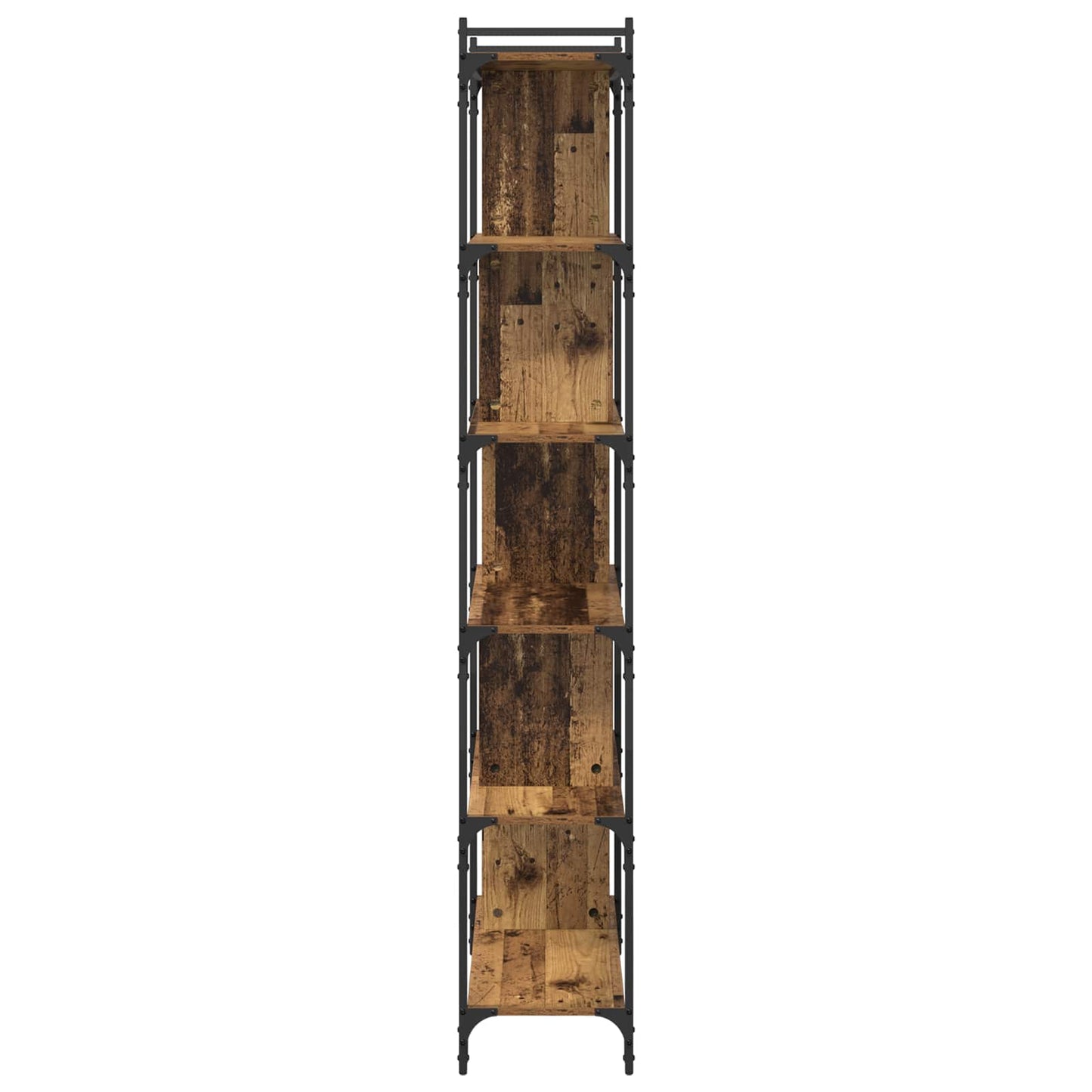 vidaXL Bücherregal Altholz 76 x 32 x 192 cm Holzwerkstoff