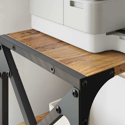 Druckerständer Altholz 44 x 26 x 31,5 cm Holzwerkstoff