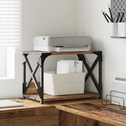 Druckerständer Altholz 44 x 26 x 31,5 cm Holzwerkstoff