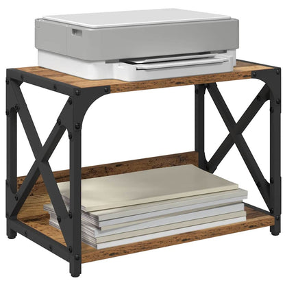 Druckerständer Altholz 44 x 26 x 31,5 cm Holzwerkstoff