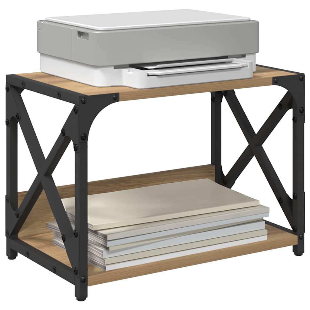 Druckerständer Artisan-Eiche 44 x 26 x 31,5 cm Holzwerkstoff