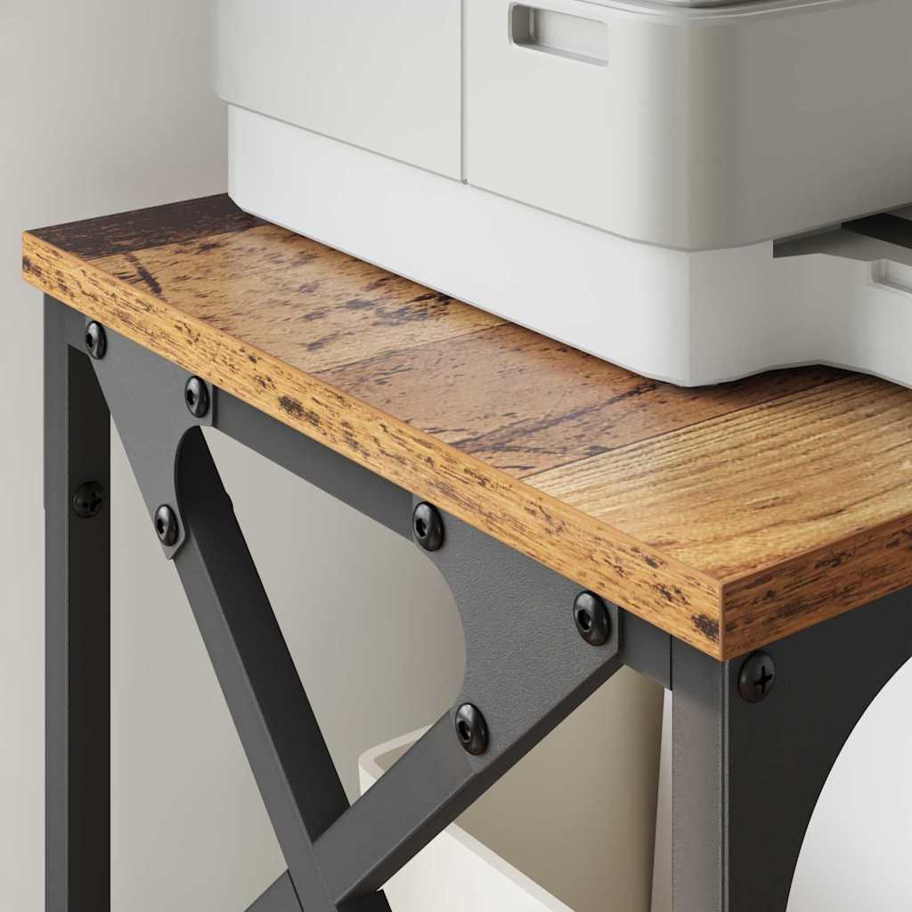 Druckerständer Altholz 40 x 30 x 31 cm Holzwerkstoff