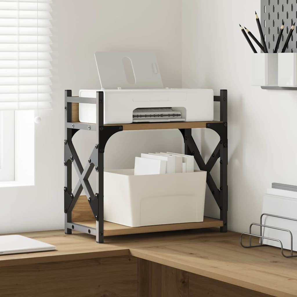 Druckerständer Artisan-Eiche 40 x 20 x 40 cm Holzwerkstoff