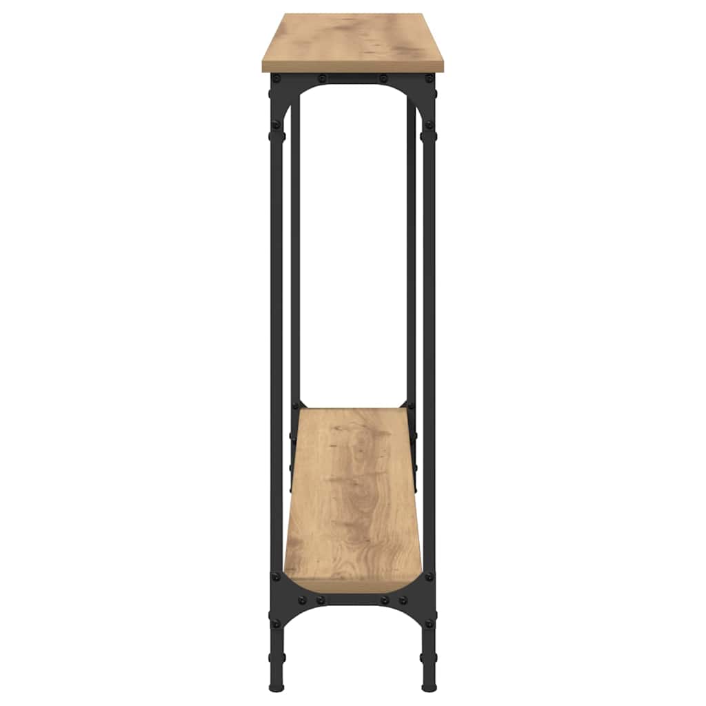 Konsolentisch Artisan-Eiche 100 x 22,5 x 75 cm Holzwerkstoff