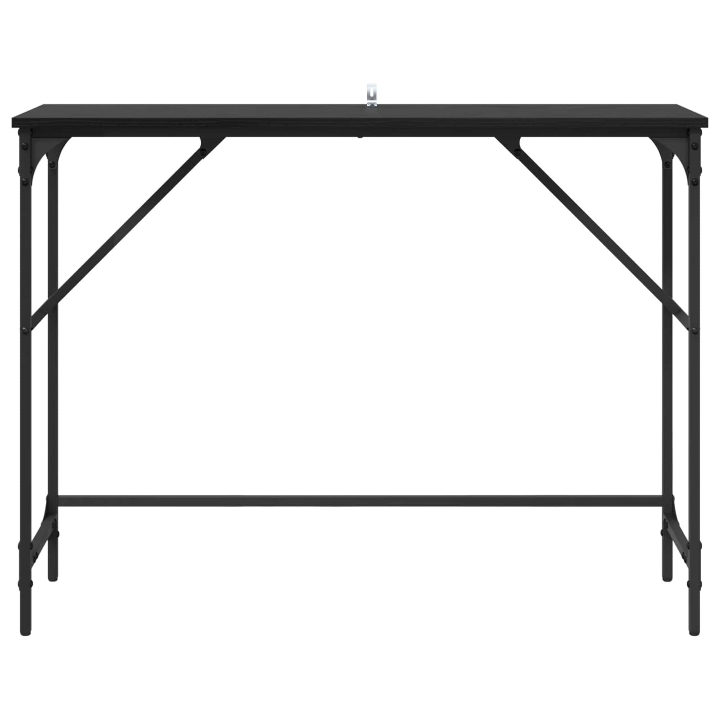 vidaXL Konsolentisch Schwarz Eichen-Optik 100 x 32 x 75 cm