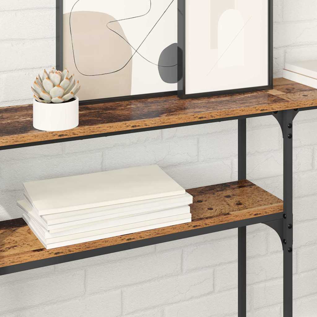 Konsolentisch Altholz 145x22.5x75cm Holzwerkstoff