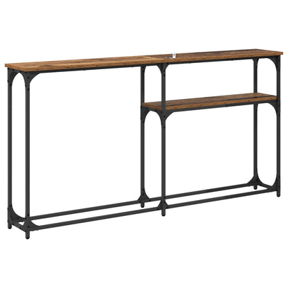 vidaXL Konsolentisch Altholz 145x22.5x75cm Holzwerkstoff