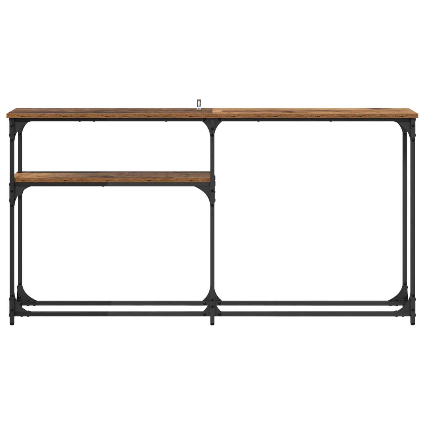 vidaXL Konsolentisch Altholz 145x22.5x75cm Holzwerkstoff