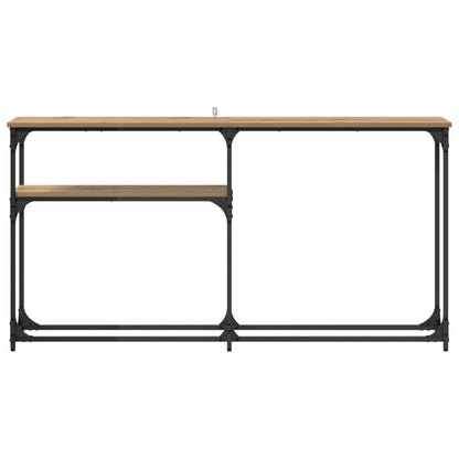 vidaXL Konsolentisch Artisan-Eiche 145 x 22,5 x 75 cm Holzwerkstoff