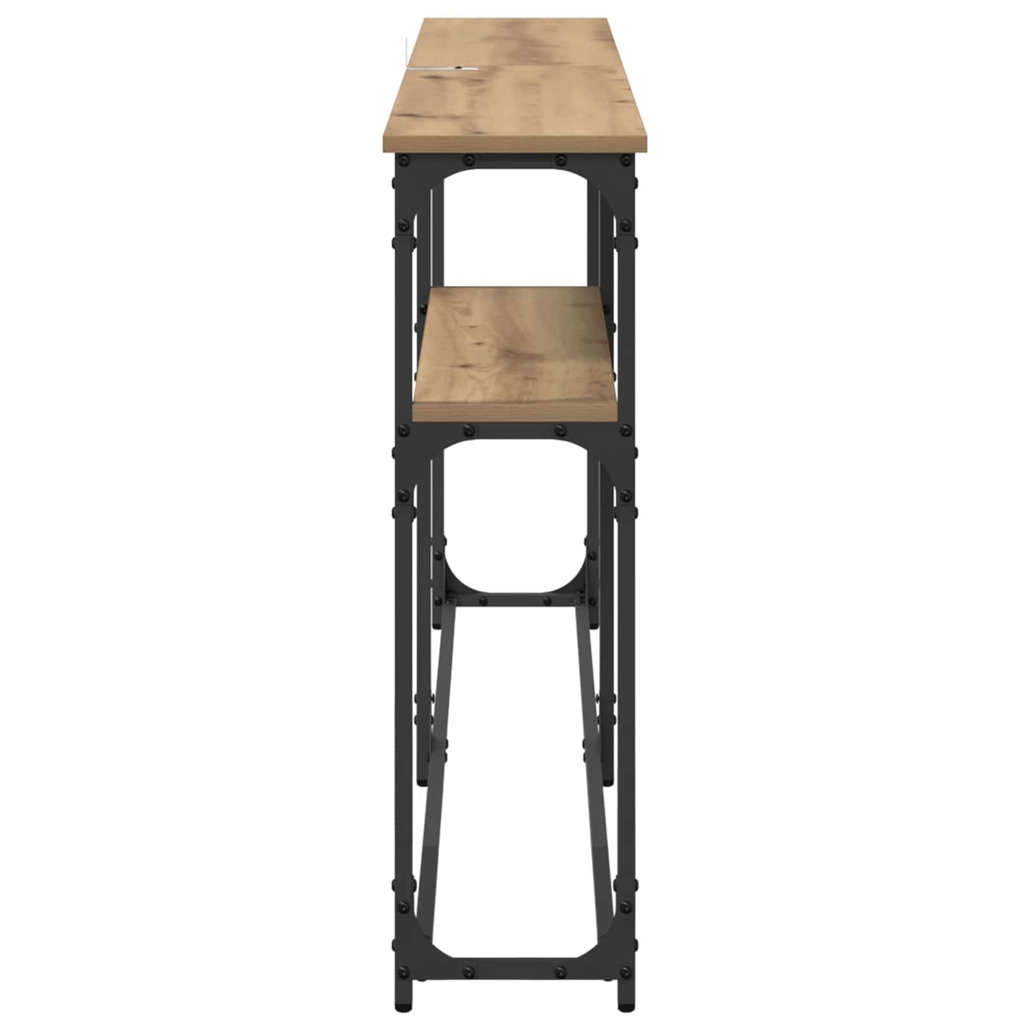 vidaXL Konsolentisch Artisan-Eiche 145 x 22,5 x 75 cm Holzwerkstoff