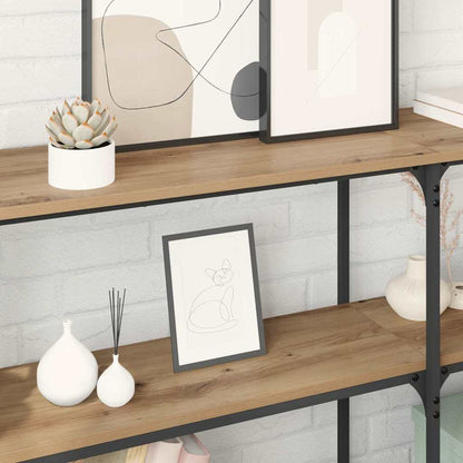 vidaXL Konsolentisch Artisan-Eiche 150 x 29 x 75 cm
