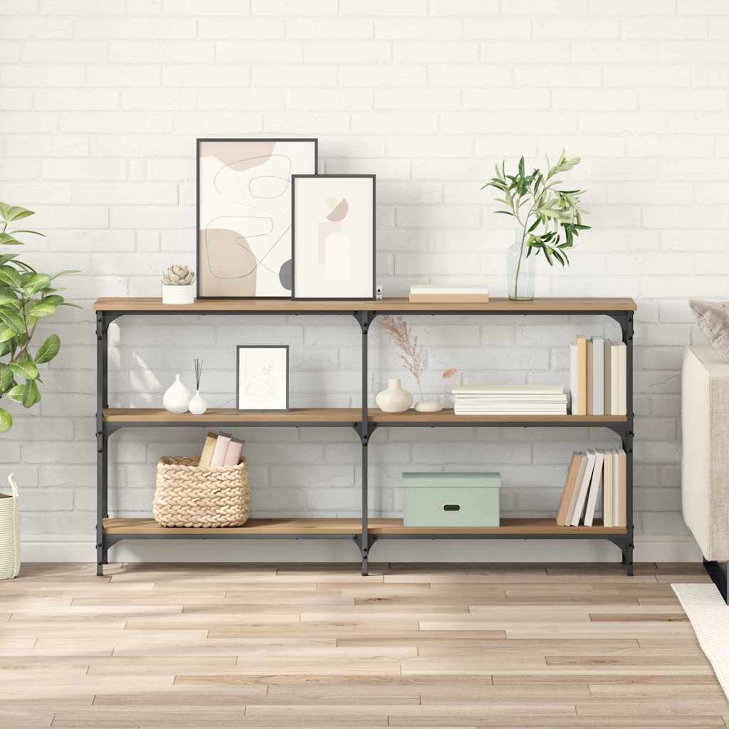 vidaXL Konsolentisch Artisan-Eiche 150 x 29 x 75 cm