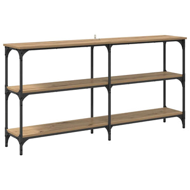 vidaXL Konsolentisch Artisan-Eiche 150 x 29 x 75 cm