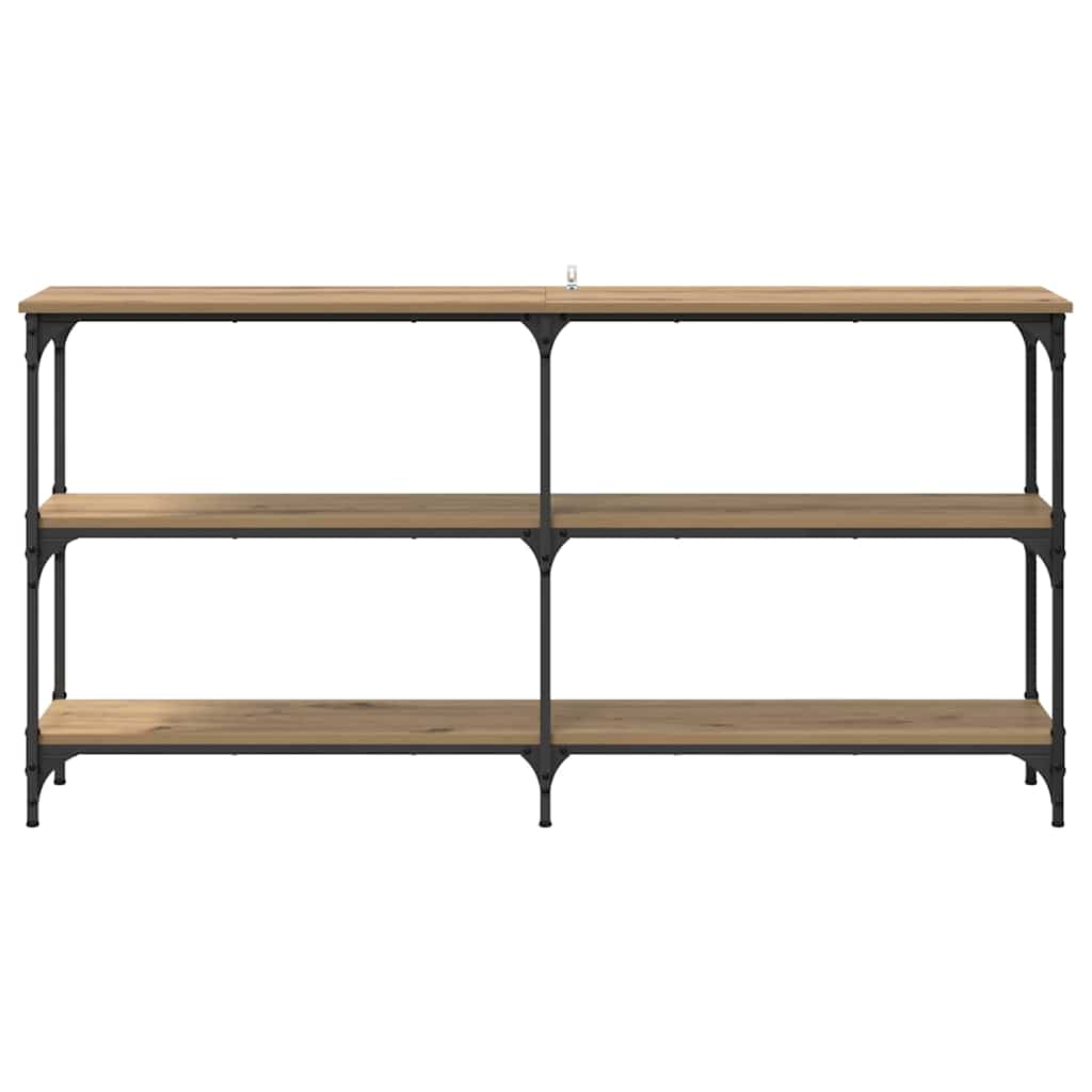 vidaXL Konsolentisch Artisan-Eiche 150 x 29 x 75 cm