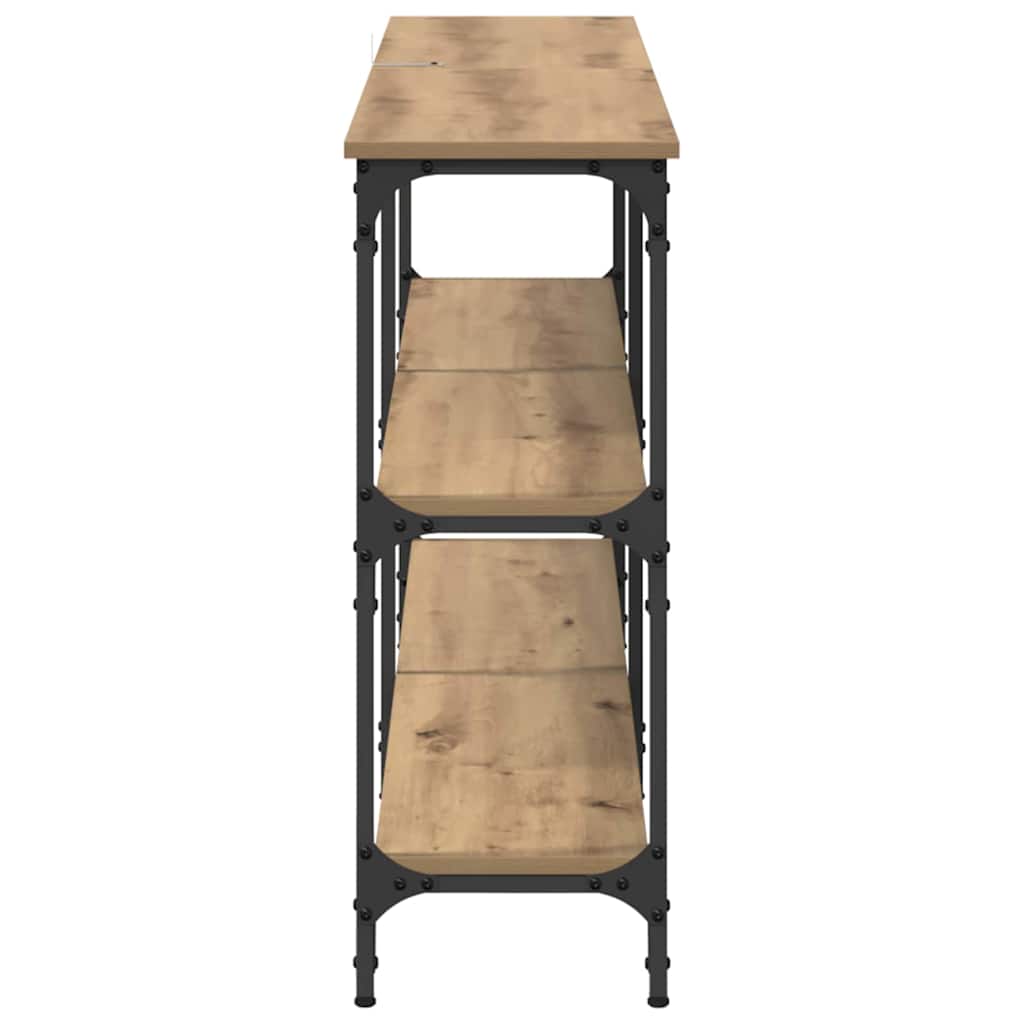vidaXL Konsolentisch Artisan-Eiche 150 x 29 x 75 cm