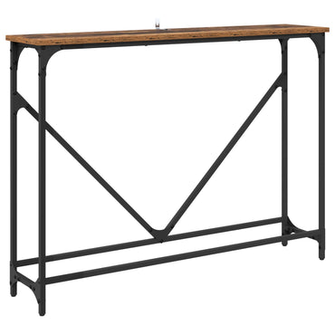 vidaXL Konsolentisch Altholz 102 x 23 x 75 cm Holzwerkstoff