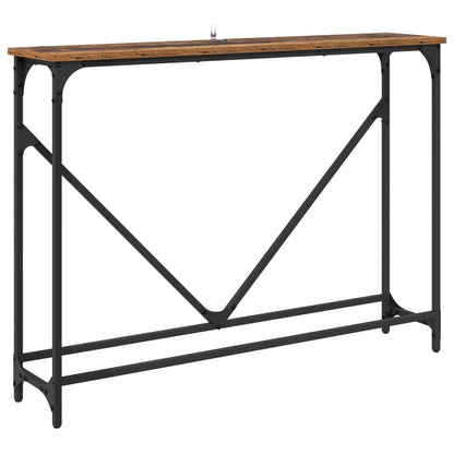 vidaXL Konsolentisch Altholz 102 x 23 x 75 cm Holzwerkstoff
