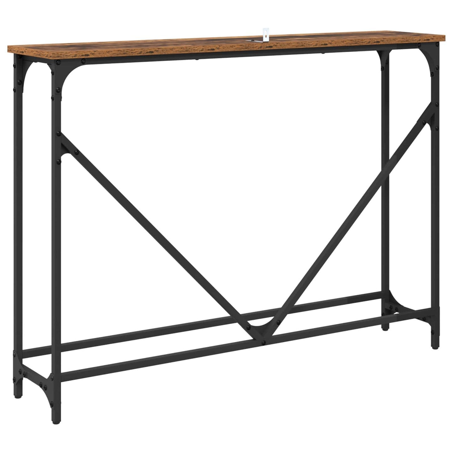 vidaXL Konsolentisch Altholz 102 x 23 x 75 cm Holzwerkstoff