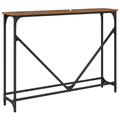 vidaXL Konsolentisch Altholz 102 x 23 x 75 cm Holzwerkstoff