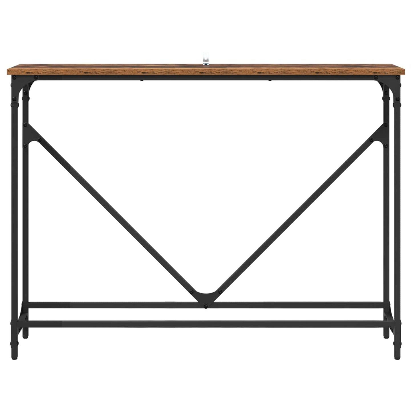 vidaXL Konsolentisch Altholz 102 x 23 x 75 cm Holzwerkstoff