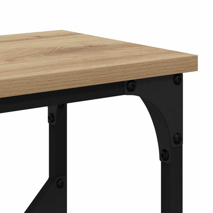 vidaXL Konsolentisch Artisan-Eiche 102 x 23 x 75 cm Holzwerkstoff