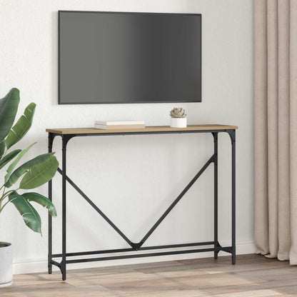 vidaXL Konsolentisch Artisan-Eiche 102 x 23 x 75 cm Holzwerkstoff