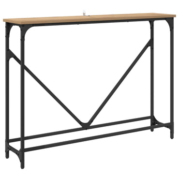 vidaXL Konsolentisch Artisan-Eiche 102 x 23 x 75 cm Holzwerkstoff