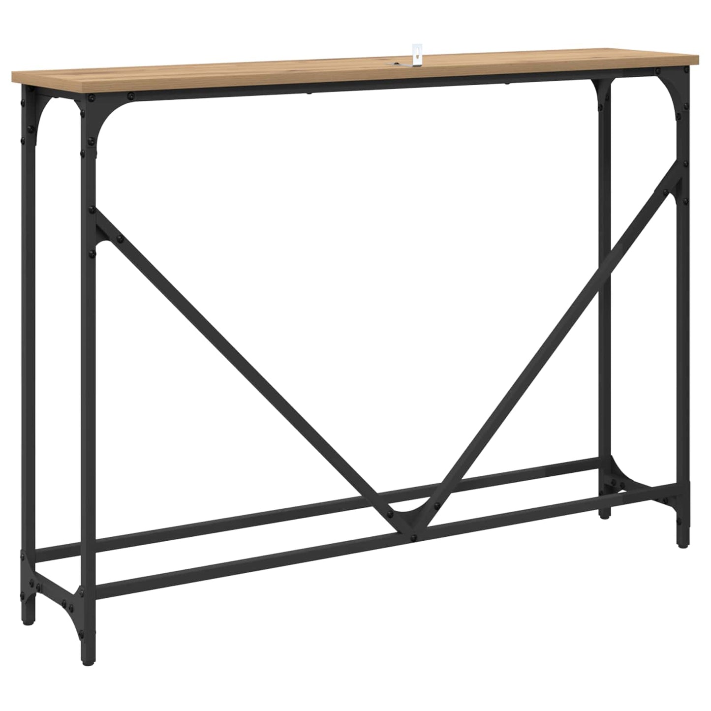 vidaXL Konsolentisch Artisan-Eiche 102 x 23 x 75 cm Holzwerkstoff