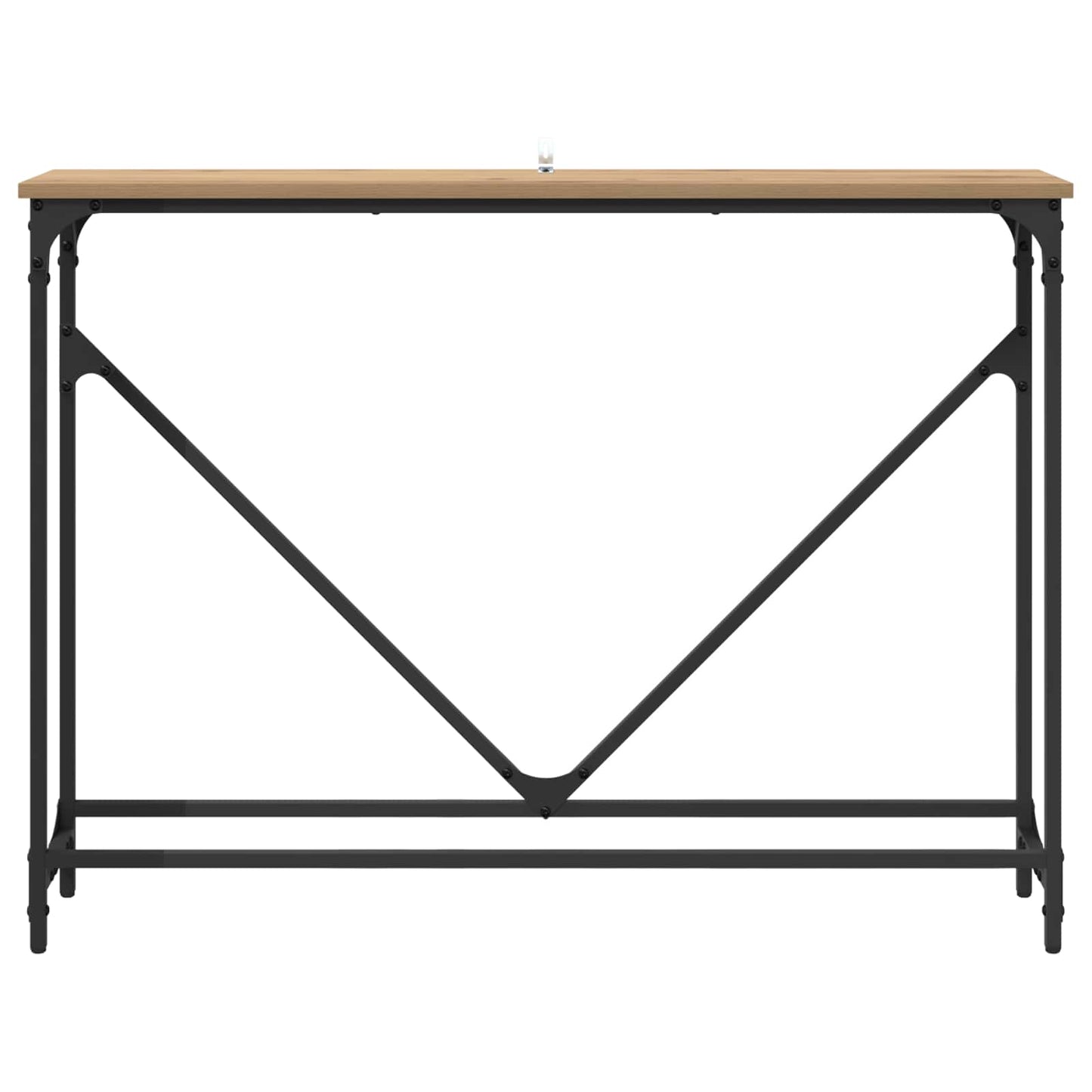 vidaXL Konsolentisch Artisan-Eiche 102 x 23 x 75 cm Holzwerkstoff