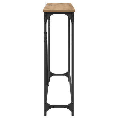 vidaXL Konsolentisch Artisan-Eiche 102 x 23 x 75 cm Holzwerkstoff