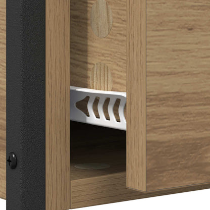 vidaXL Konsolentisch Artisan-Eiche 100 x 40 x 75 cm Holzwerkstoff