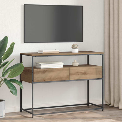 vidaXL Konsolentisch Artisan-Eiche 100 x 40 x 75 cm Holzwerkstoff
