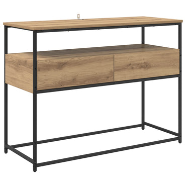 vidaXL Konsolentisch Artisan-Eiche 100 x 40 x 75 cm Holzwerkstoff