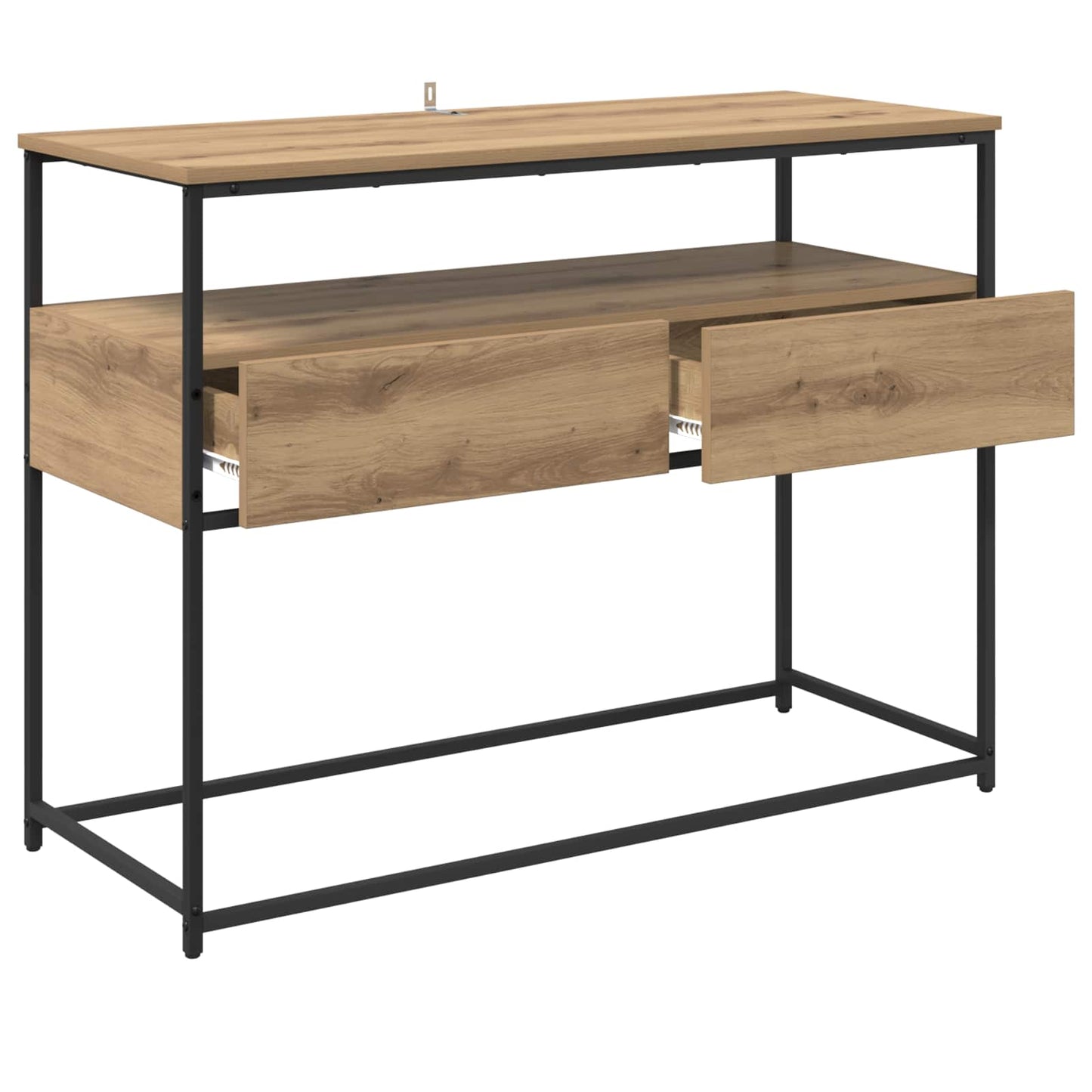 vidaXL Konsolentisch Artisan-Eiche 100 x 40 x 75 cm Holzwerkstoff