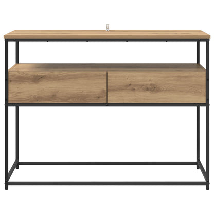 vidaXL Konsolentisch Artisan-Eiche 100 x 40 x 75 cm Holzwerkstoff
