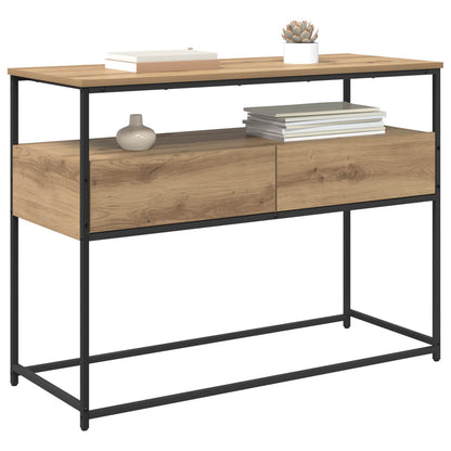 vidaXL Konsolentisch Artisan-Eiche 100 x 40 x 75 cm Holzwerkstoff