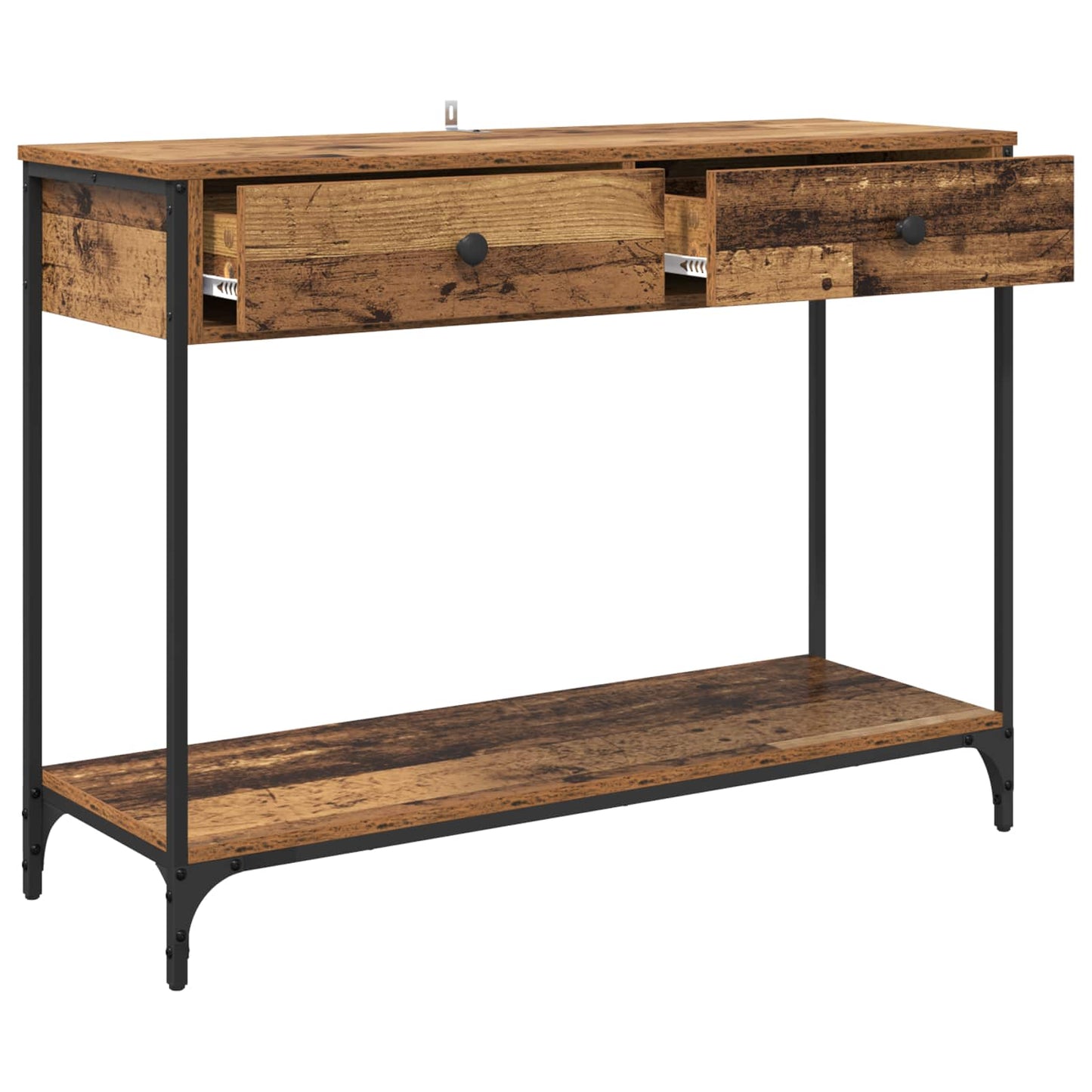 vidaXL Konsolentisch Altholz 100 x 34,5 x 75 cm Holzwerkstoff