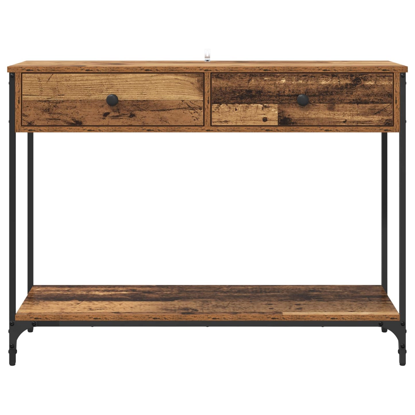 vidaXL Konsolentisch Altholz 100 x 34,5 x 75 cm Holzwerkstoff