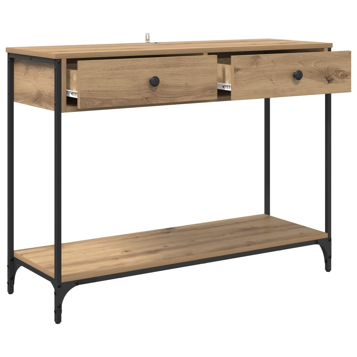 vidaXL Konsolentisch Artisan-Eiche 100 x 34,5 x 75 cm Holzwerkstoff
