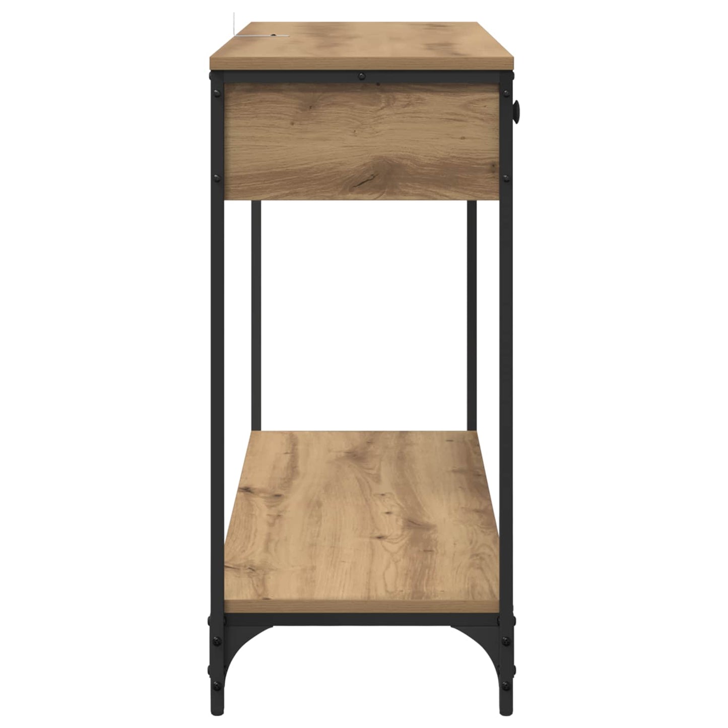 vidaXL Konsolentisch Artisan-Eiche 100 x 34,5 x 75 cm Holzwerkstoff